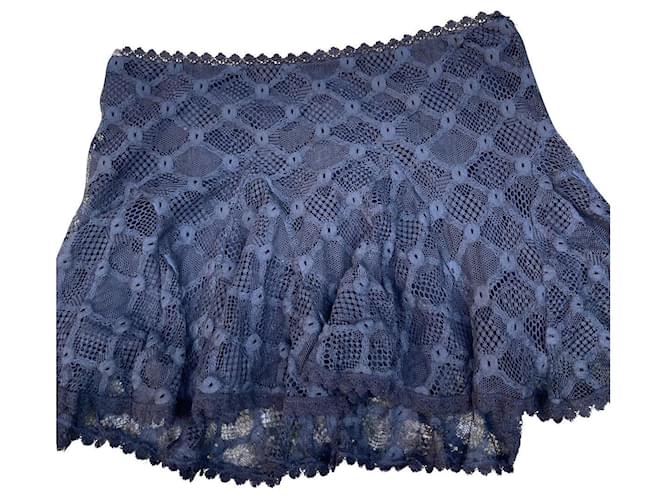 Mini skirt Isabel Marant Black Silk Cotton Elastane  ref.368030
