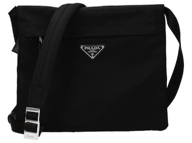 Prada messenger bag new Black Nylon  ref.368054