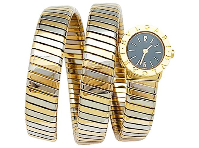 Bulgari vintage watch, "Serpenti", two tones of gold. White gold Yellow gold  ref.368196