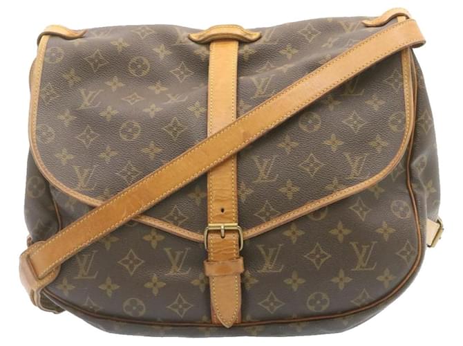 Louis Vuitton Monogram Saumur 35 Shoulder Bag M42254 LV Auth 23929 Cloth  ref.368207