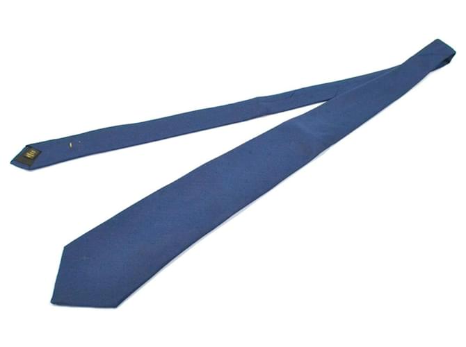 Cravatta Louis Vuitton Blu Seta  ref.368284