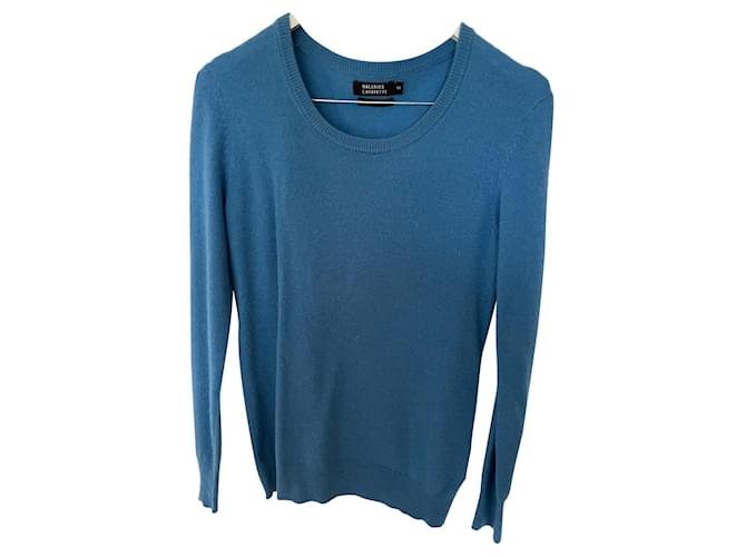 Autre Marque Hellblauer Kaschmirpullover 