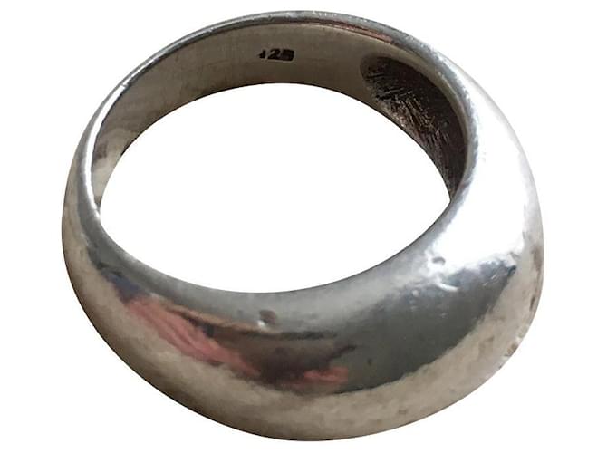 Autre Marque Silver dome ring. Minimalistic. marked 925. Silvery  ref.368341
