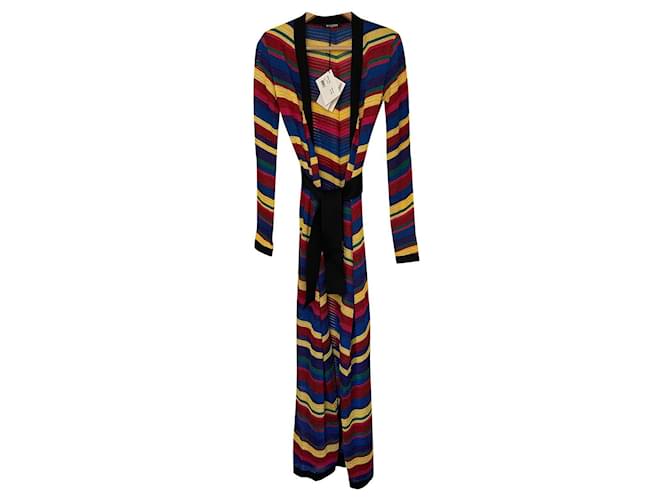 Balmain Coats, Outerwear Multiple colors Viscose  ref.368392