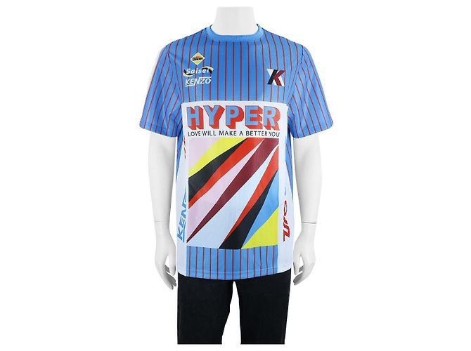 hyper kenzo oversized tshirt Blue