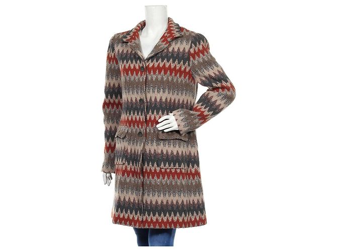 Autre Marque Abrigo LE TRICOT PERUGIA Talla L Multicolor