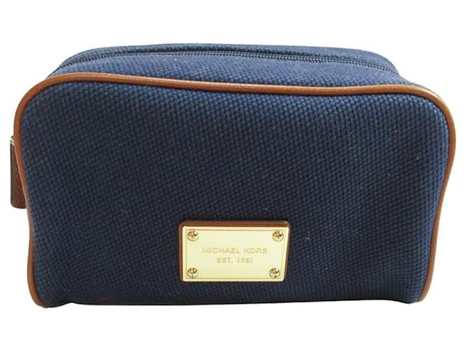 michael kors navy clutch bag