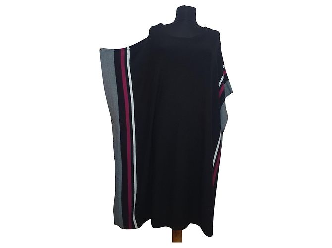 Poncho DKNY Multicor Algodão Viscose Nylon