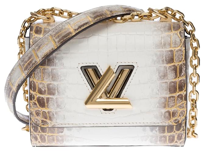 Leather mini bag Louis Vuitton White in Leather - 32247384