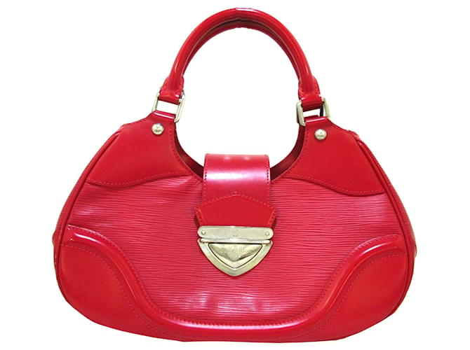 Louis Vuitton Red Epi Sac Montaigne Leather  ref.370007