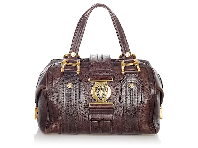Gucci Black Aviatrix Leather Boston Bag Pony-style calfskin  ref.370034