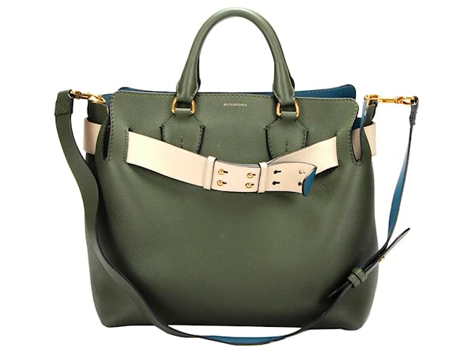 Belt Bag Burberry Purses Green Burberry Green Medium Belt Leather