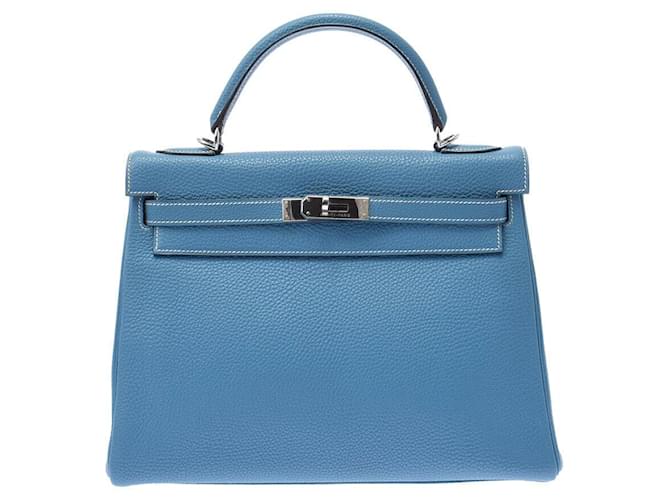 Hermès hermes kelly Blue Leather ref.370141 - Joli Closet