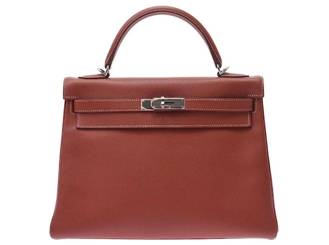 Hermès hermes kelly Brown Leather  ref.370149