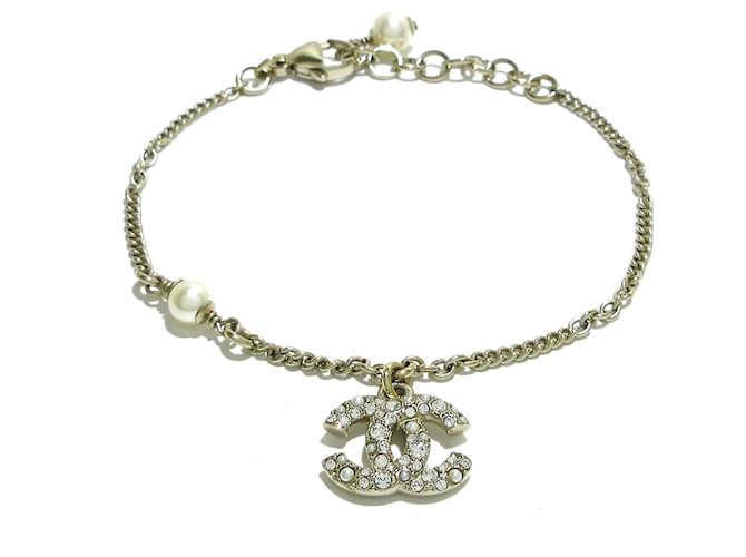 Chanel-Armband Silber Metall  ref.370281