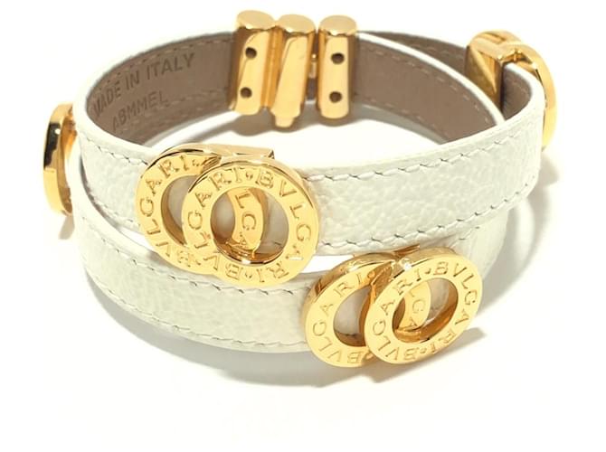 B.zero1 bracelet Bvlgari Silver in gold and steel - 36326155