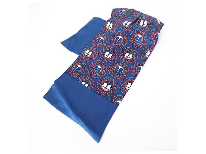 Hermès scarf Blue Silk  ref.370462