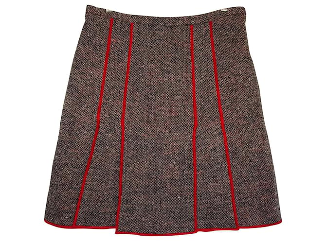 Moschino Cheap And Chic Skirts Beige Wool  ref.370790