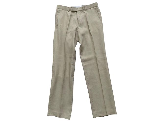 Hugo Boss Parker2 Pantalones de hombre beige Castaño