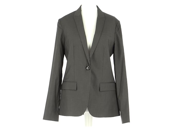 Burberry Vest / Blazer Grey Wool  ref.371465