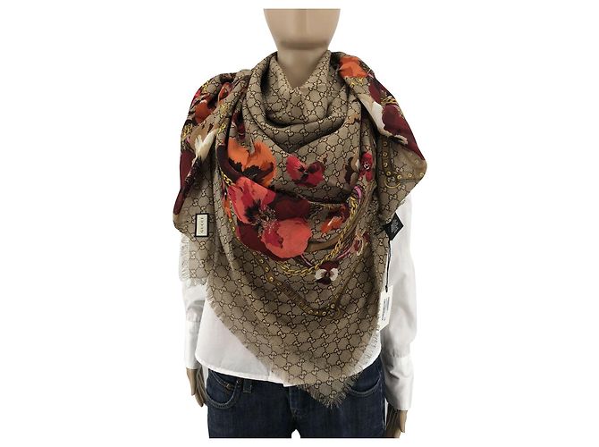 GUCCI BLOOM SCARF NEU