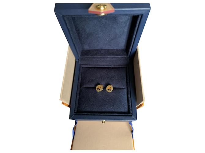 Louis Vuitton Vuitton Empreintes Ohrringe Gelb Gelbes Gold  ref.371505