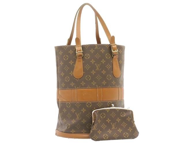 LOUIS VUITTON Monogram bucket Tote Bag USA T42236 LV Auth ai065 Cloth  ref.372169