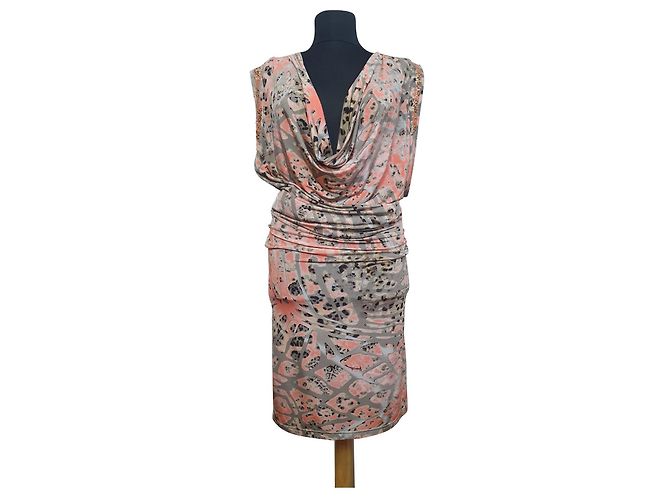 Vestido ROCCOBAROCCO de viscose e elastano Multicor