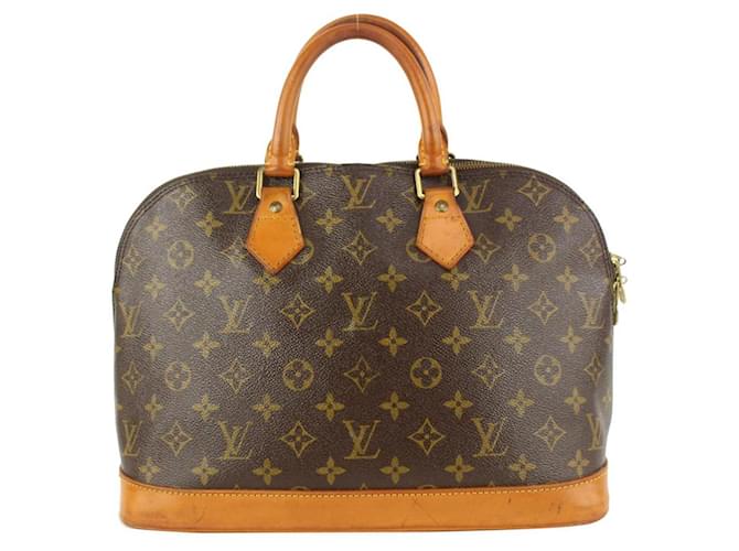 Louis Vuitton Monogram Alma PM Dome Boston Bag Leather  ref.372219
