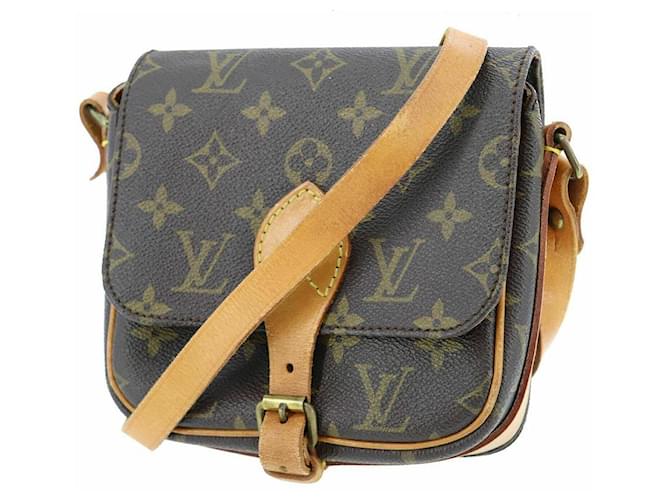 Louis Vuitton Monogram Mini Cartouchiere PM Crossbody Flap Bag  Leather Metal  ref.372248