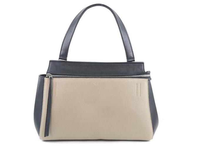 Céline edge Beige Cuero  ref.372392