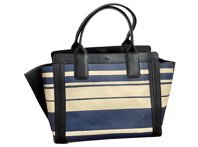 Chloé Alison Blau Leder