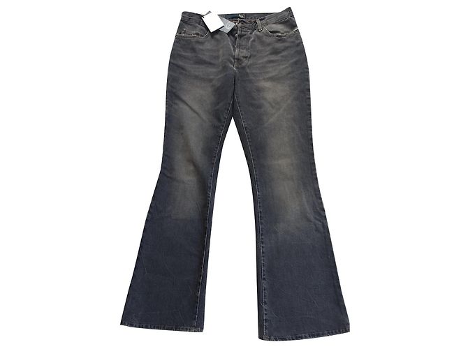 Jeans Bootcut Just Cavalli Cinza de Algodão