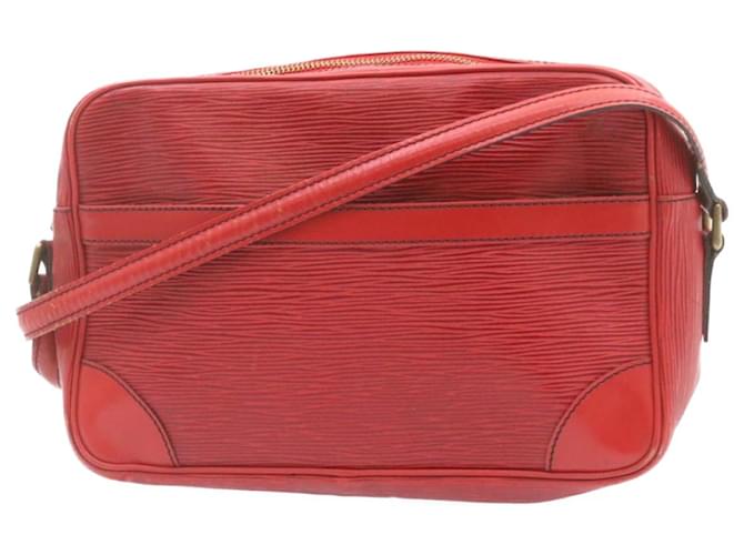 LOUIS VUITTON Epi Trocadéro 27 Sac Bandoulière Rouge M52317 LV Auth en tant que159 Cuir  ref.372760