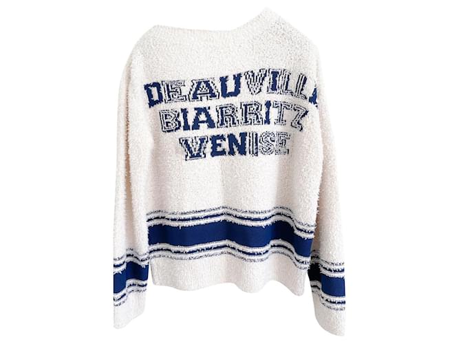 Chanel white cheap jumper