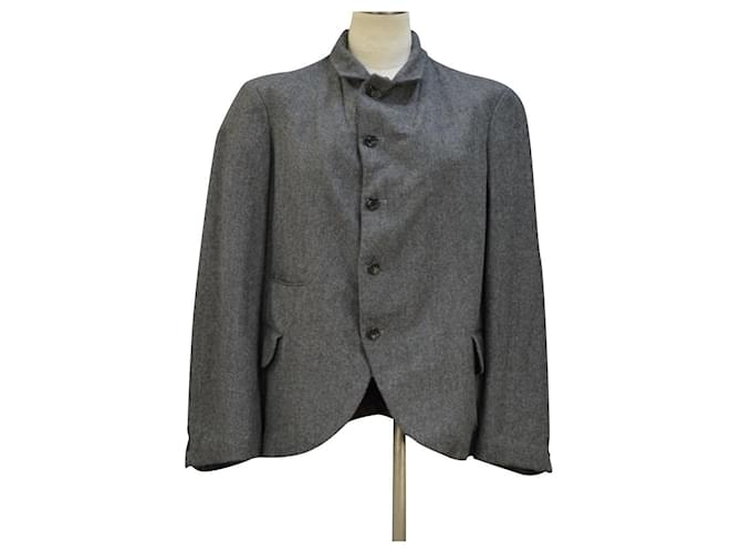 [Used] COMME des GARCONS Wool jacket Grey Cotton  ref.373002