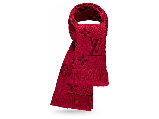 Louis Vuitton Logomanie Laine Rouge  ref.373172