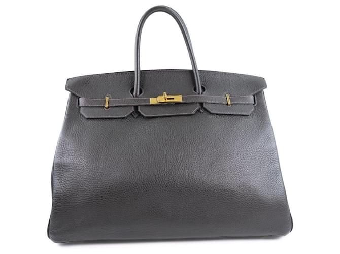 Hermès Birkin 40 Black Leather  ref.373192