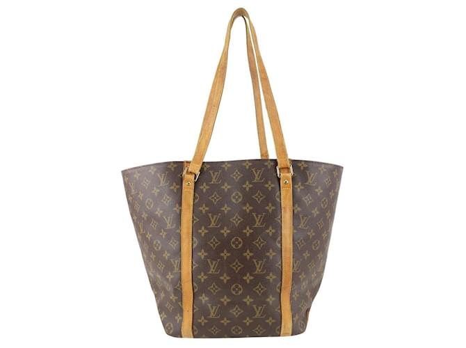 Louis Vuitton Sacola de compras do saco do monograma Couro  ref.373233