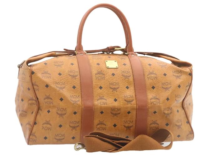 MCM Travel bag Brown Cloth ref.373281 Joli Closet