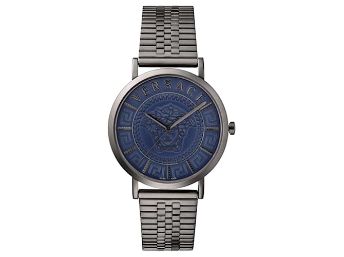 Versace V-Essential Armbanduhr Grau  ref.374036