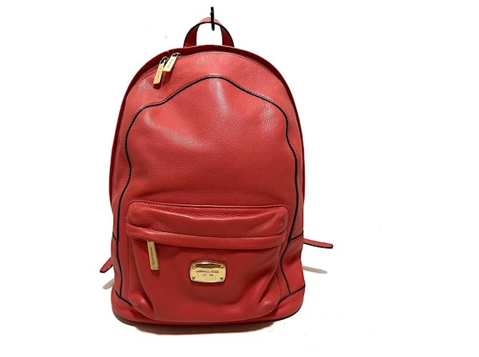 Michael Kors Red Backpacks