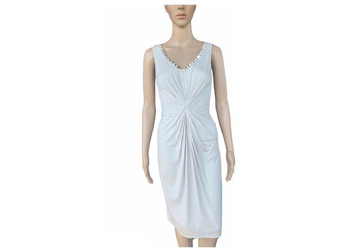 ROCCOBAROCCO Kleid beige Viscose M