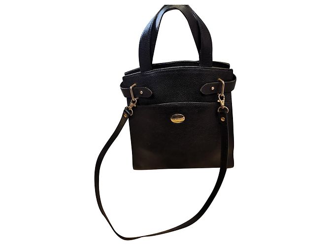Borsa a mano Mac Douglas in pelle nera Nero