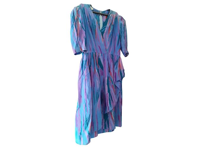 Torrente Dresses Light blue Silk  ref.373566