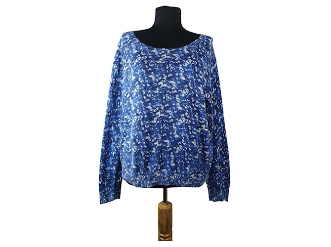 Samsoe & Samsoe Baumwollpullover Blau 