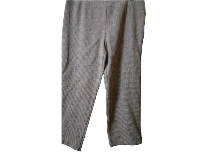 Marina Rinaldi Wollhose Schwarz Hellbraun