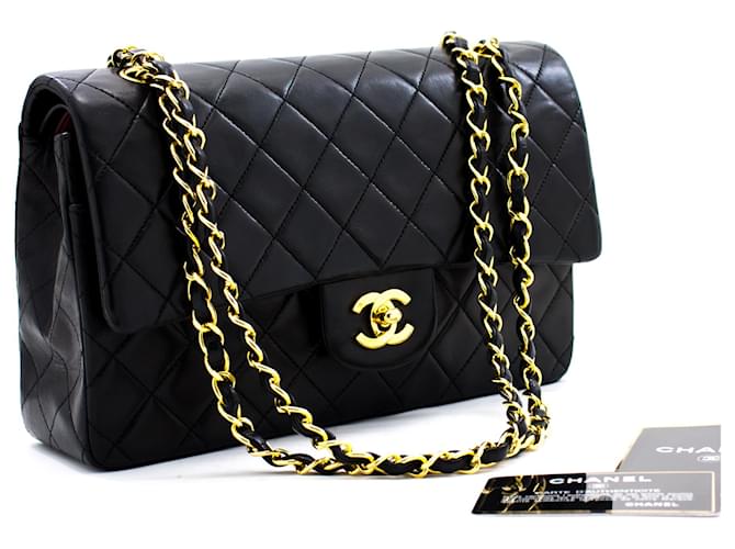 Classique Chanel Timeless Cuir Noir  ref.374881
