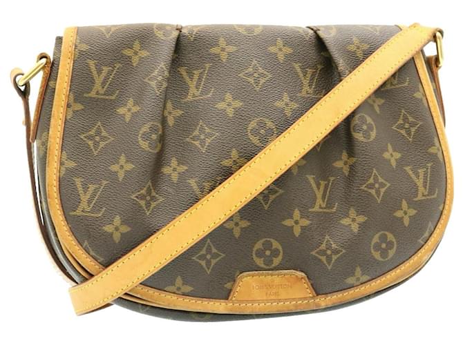 LOUIS VUITTON Monogram Menilmontant PM Borsa a spalla M40474 LV Auth gt1335  Tela ref.375604 - Joli Closet