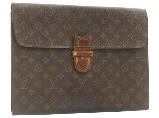 LOUIS VUITTON Cartella ministre Posh con monogramma M53445 LV Auth jk189  Tela ref.375686 - Joli Closet